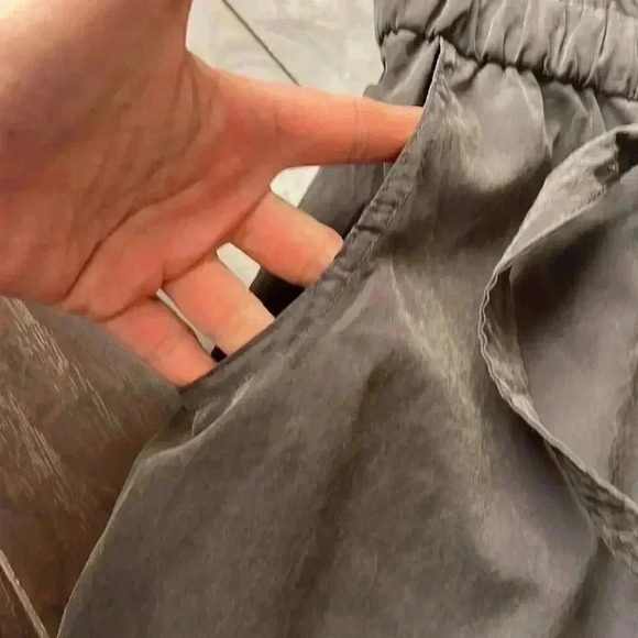 🌸3/$30🌸mine | Grey dress with belt and front zipper - Picture 5 of 10